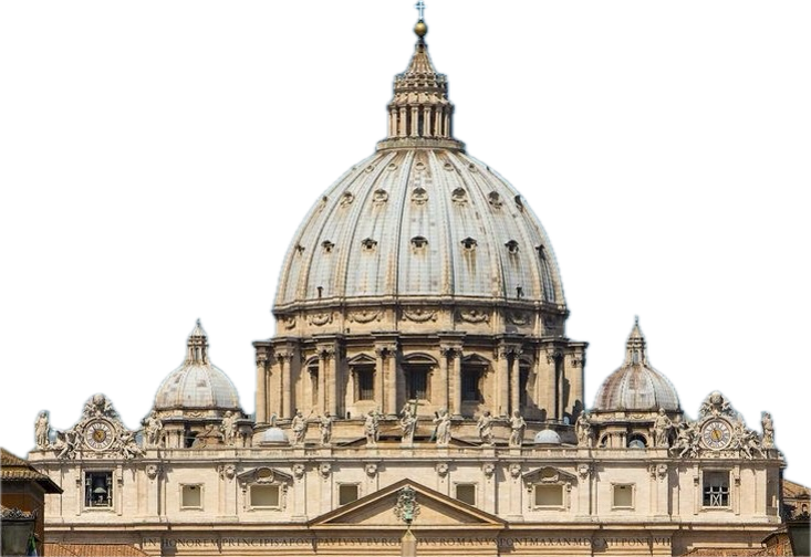 Cúpula da Basílica de São Pedro, no Vaticano